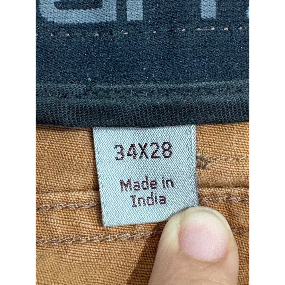 Carhartt Force Extremes Cargo Work Pants Brown Ripstop Double Knee 34x28 - Picture 2 of 9